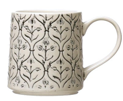 Ceramic Hand-Stamped Mugs