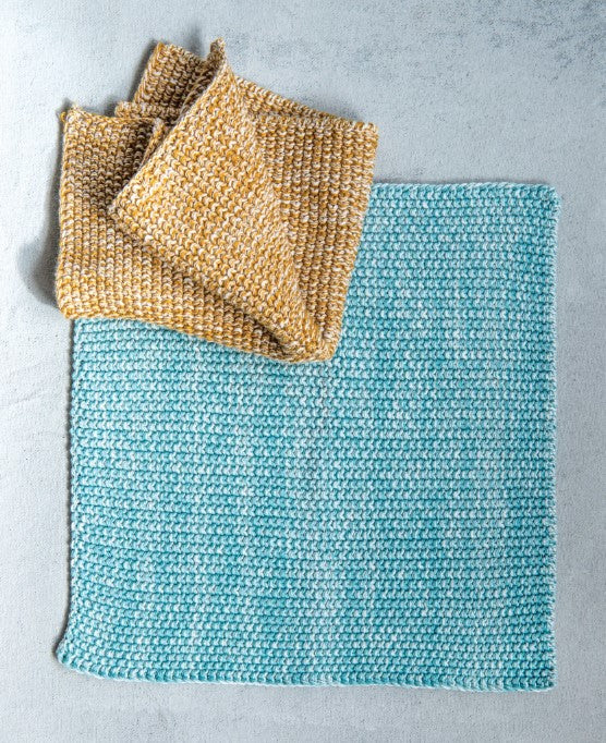 Square Knit Dish Cloth Set